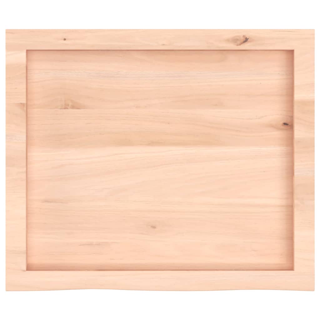 Bathroom Countertop 60x50x(2-4) cm Untreated Solid Wood