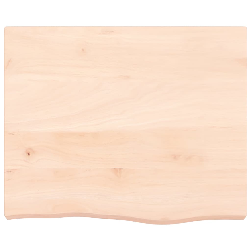 Bathroom Countertop 60x50x(2-6) cm Untreated Solid Wood