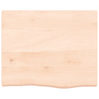 Bathroom Countertop 60x60x(2-6) cm Untreated Solid Wood