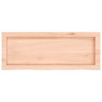 Bathroom Countertop 80x30x(2-4) cm Untreated Solid Wood