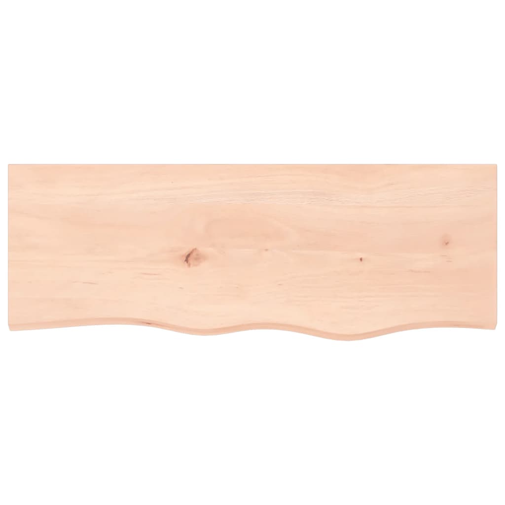 Bathroom Countertop 80x30x(2-6) cm Untreated Solid Wood