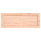 Bathroom Countertop 80x30x(2-6) cm Untreated Solid Wood