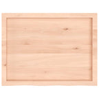Bathroom Countertop 80x60x(2-4) cm Untreated Solid Wood