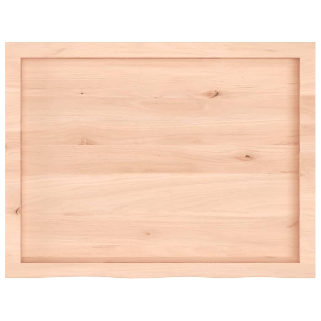 Bathroom Countertop 80x60x(2-4) cm Untreated Solid Wood