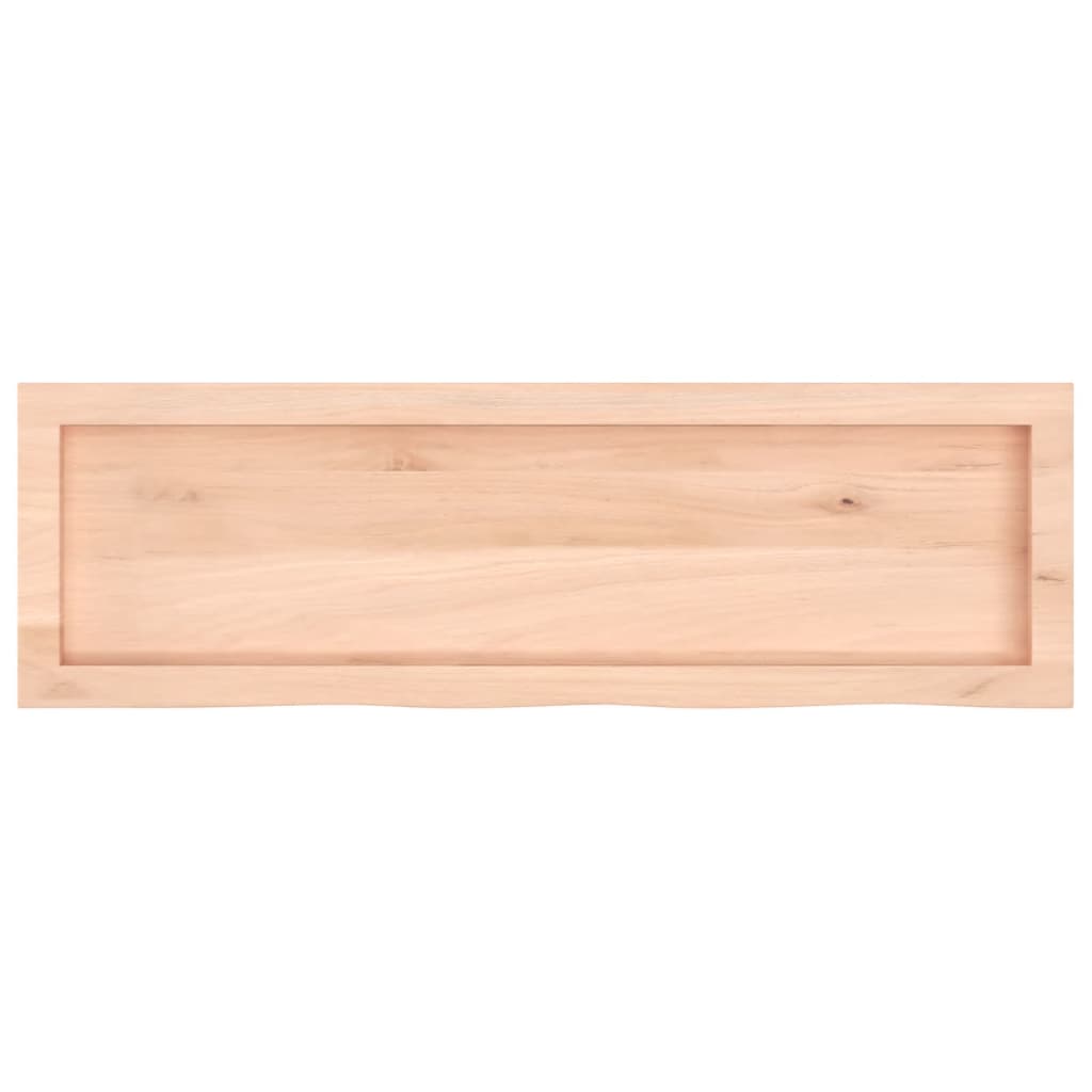 Bathroom Countertop 100x30x(2-4) cm Untreated Solid Wood