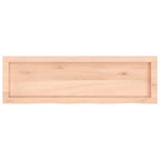 Bathroom Countertop 100x30x(2-4) cm Untreated Solid Wood