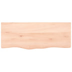 Bathroom Countertop 100x40x2 cm Untreated Solid Wood