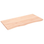 Bathroom Countertop 100x50x2 cm Untreated Solid Wood