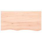 Bathroom Countertop 100x50x2 cm Untreated Solid Wood