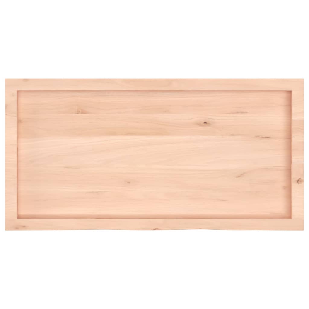 Bathroom Countertop 100x50x(2-4) cm Untreated Solid Wood