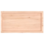 Bathroom Countertop 100x50x(2-6) cm Untreated Solid Wood