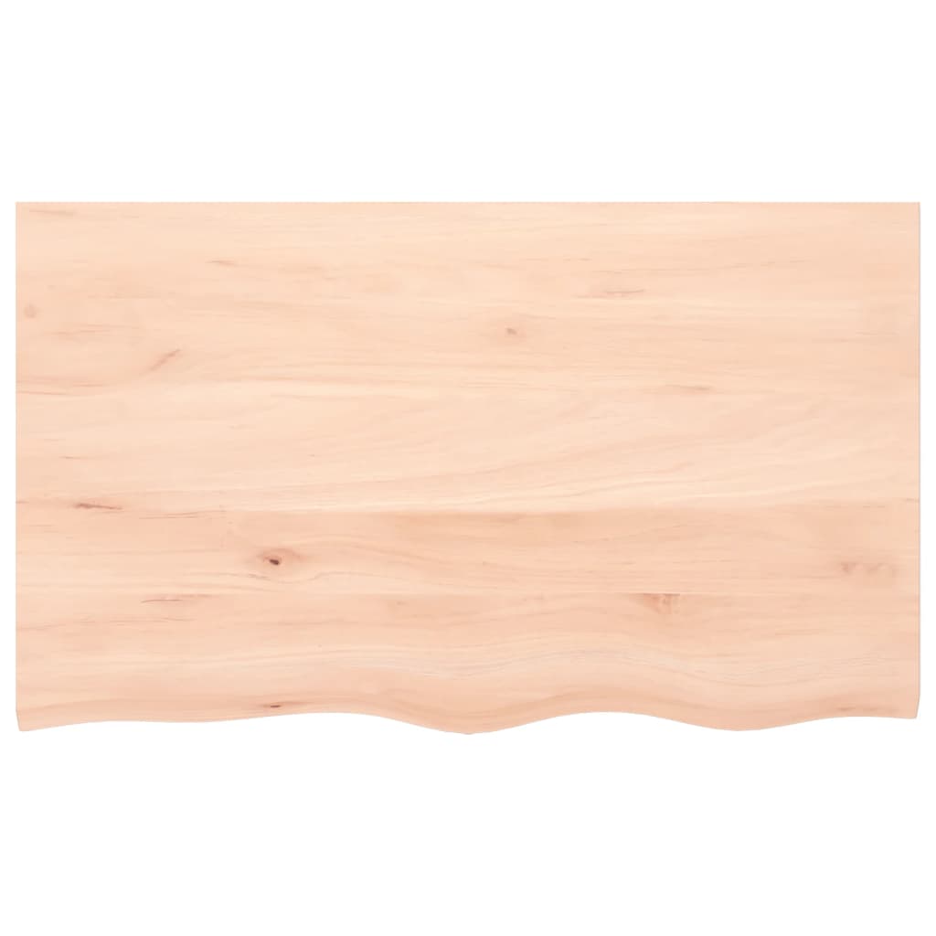 Bathroom Countertop 100x60x(2-6) cm Untreated Solid Wood