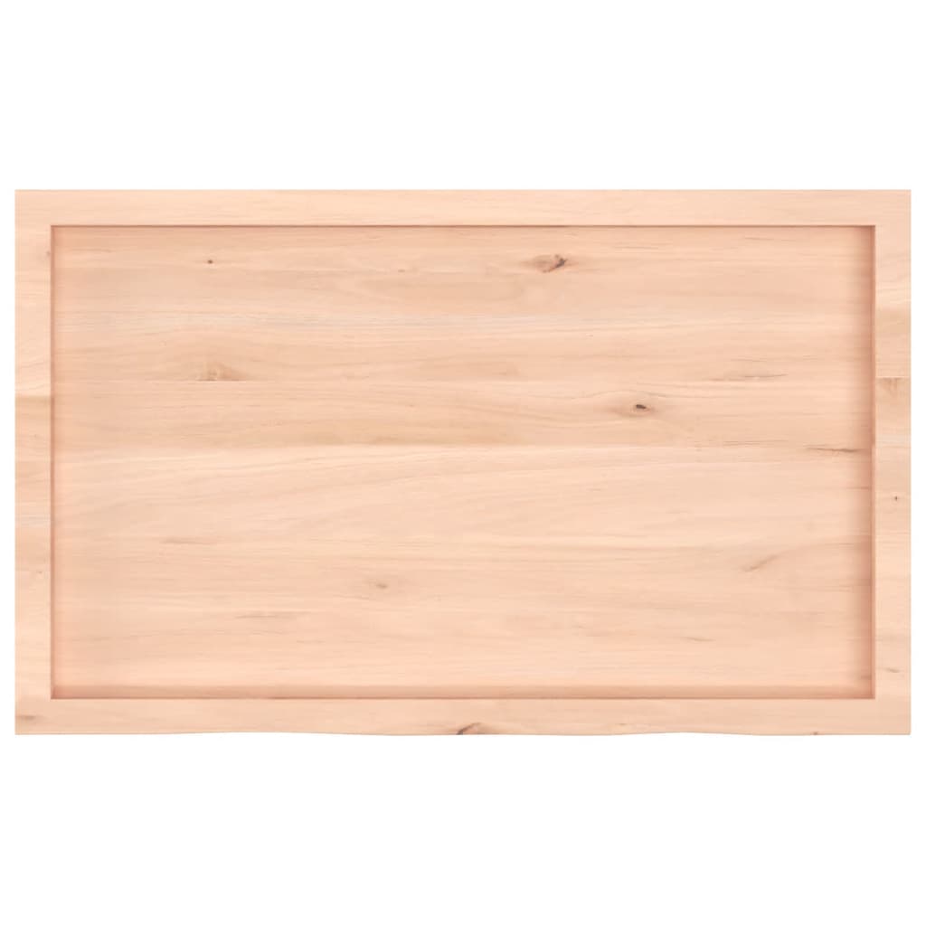 Bathroom Countertop 100x60x(2-6) cm Untreated Solid Wood