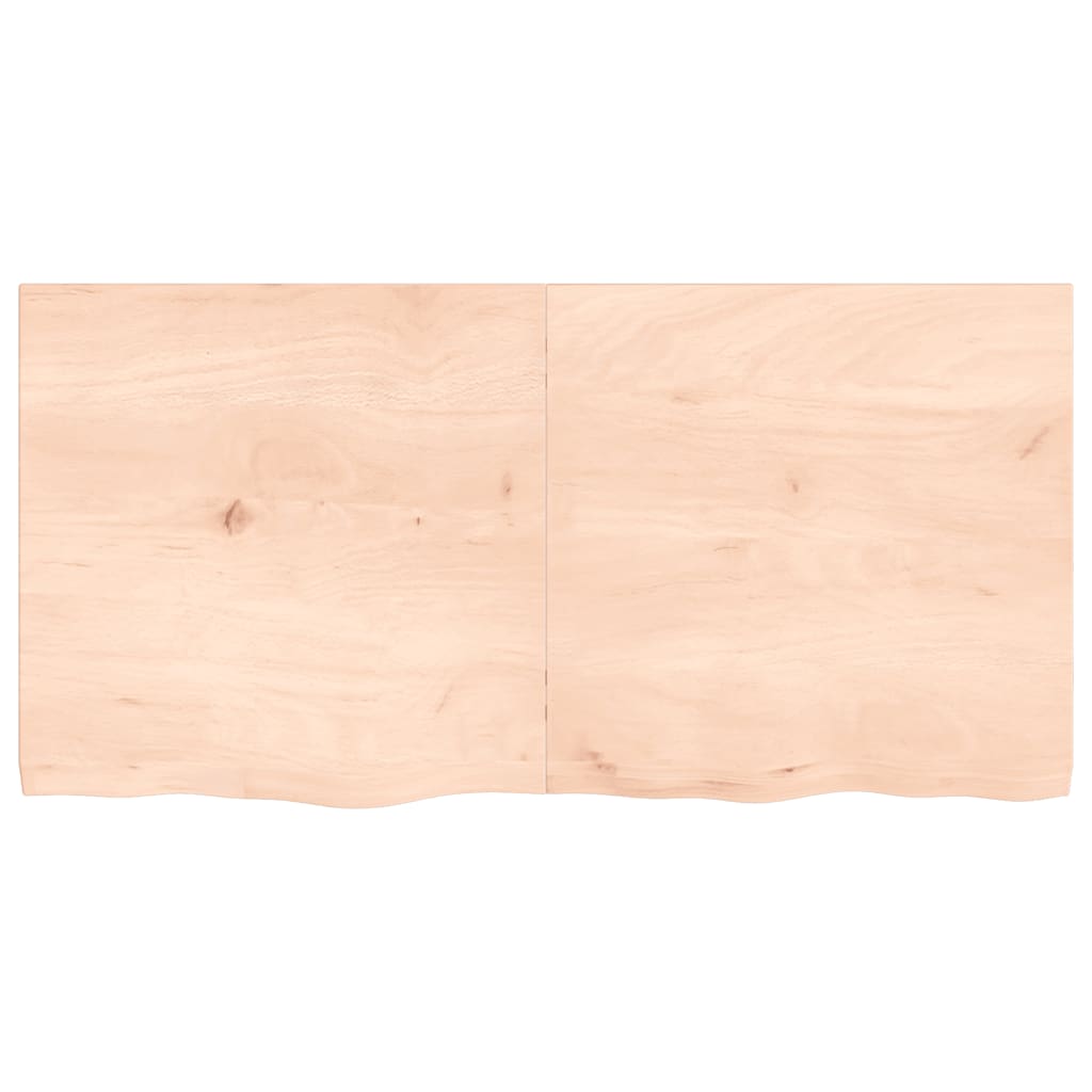 Bathroom Countertop 120x60x(2-4) cm Untreated Solid Wood