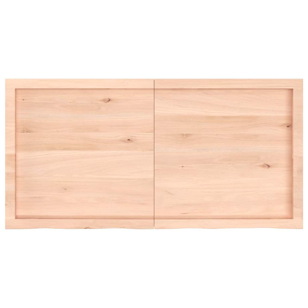 Bathroom Countertop 120x60x(2-4) cm Untreated Solid Wood