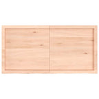 Bathroom Countertop 120x60x(2-4) cm Untreated Solid Wood