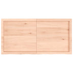 Bathroom Countertop 120x60x(2-6) cm Untreated Solid Wood
