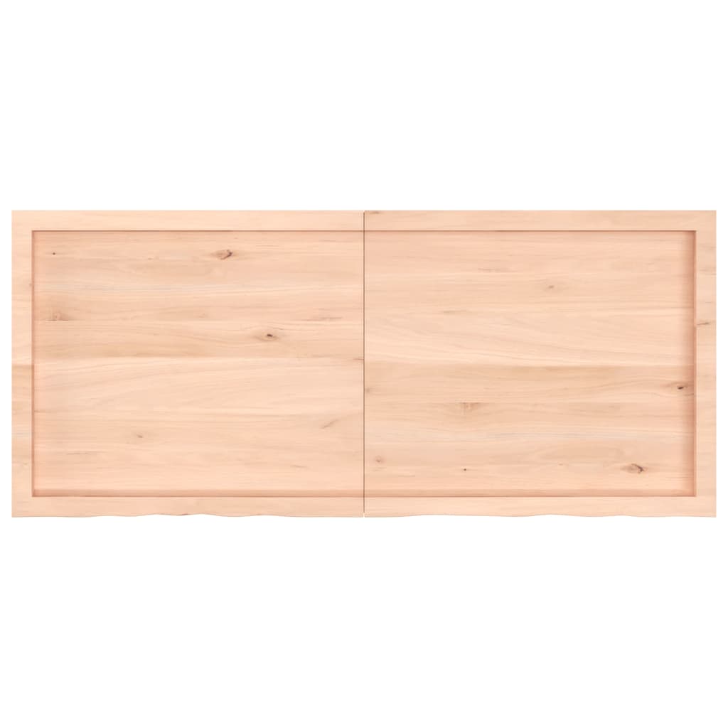 Bathroom Countertop 140x60x(2-6) cm Untreated Solid Wood