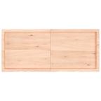 Bathroom Countertop 140x60x(2-6) cm Untreated Solid Wood
