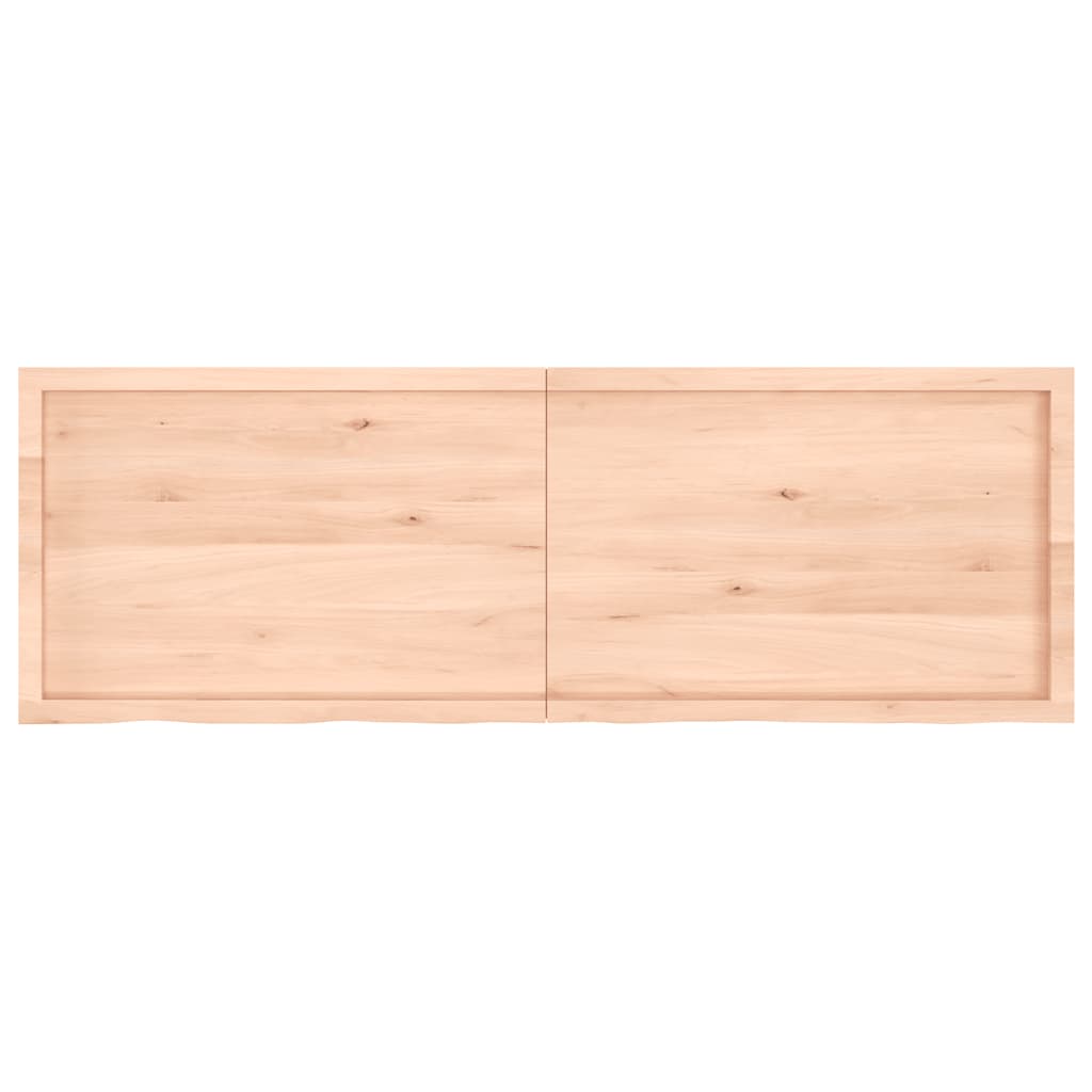 Bathroom Countertop 180x60x(2-6) cm Untreated Solid Wood