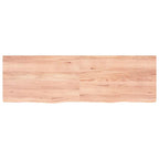 Bathroom Countertop Light Brown 160x50x(2-4)cm Treated Solid Wood