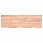 Bathroom Countertop Light Brown 160x50x(2-6)cm Treated Solid Wood
