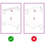 Bathroom Countertop Dark Brown 180x50x(2-4) cm Treated Solid Wood