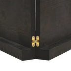 Bathroom Countertop Dark Brown 180x60x(2-6) cm Treated Solid Wood