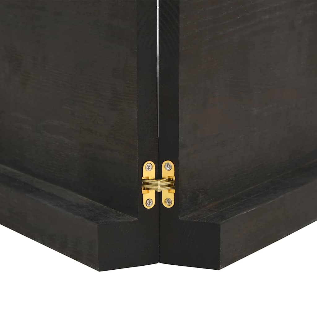 Bathroom Countertop Dark Brown 180x60x(2-6) cm Treated Solid Wood