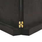 Bathroom Countertop Dark Brown 220x50x(2-6) cm Treated Solid Wood