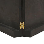 Bathroom Countertop Dark Brown 220x60x(2-6) cm Treated Solid Wood