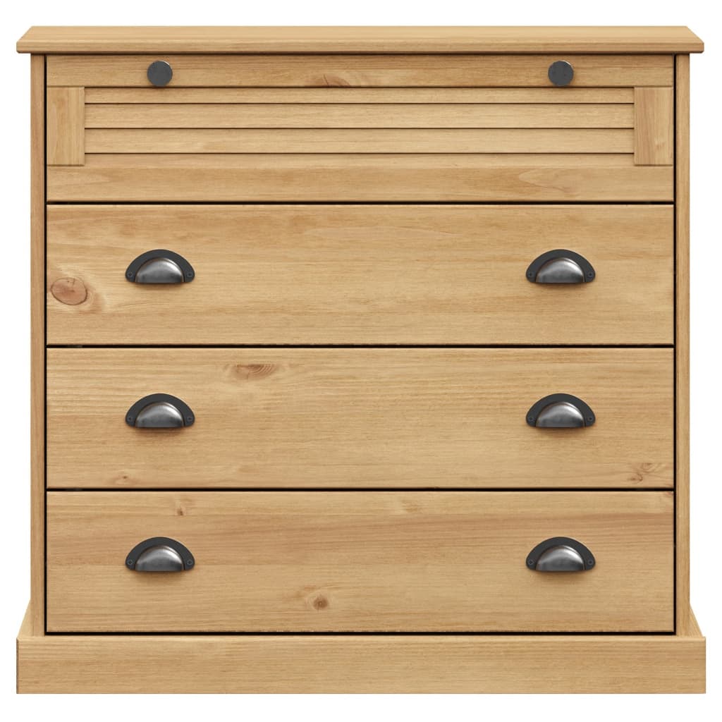 Chest of Drawers VIGO 80x40x76 cm Solid Wood Pine