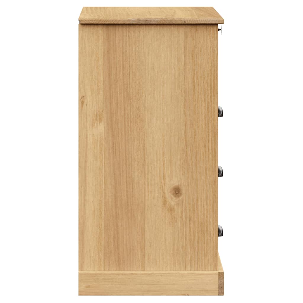 Chest of Drawers VIGO 80x40x76 cm Solid Wood Pine