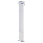 Garden Water Column 40 cm Stainless Steel Square