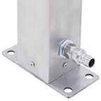 Garden Water Column 40 cm Stainless Steel Square
