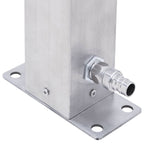 Garden Water Column 60 cm Stainless Steel Square