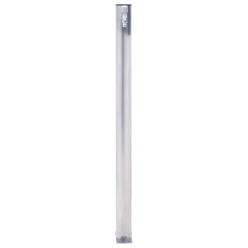 Garden Water Column 40 cm Stainless Steel Round