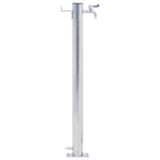 Garden Water Column 40 cm Stainless Steel Round