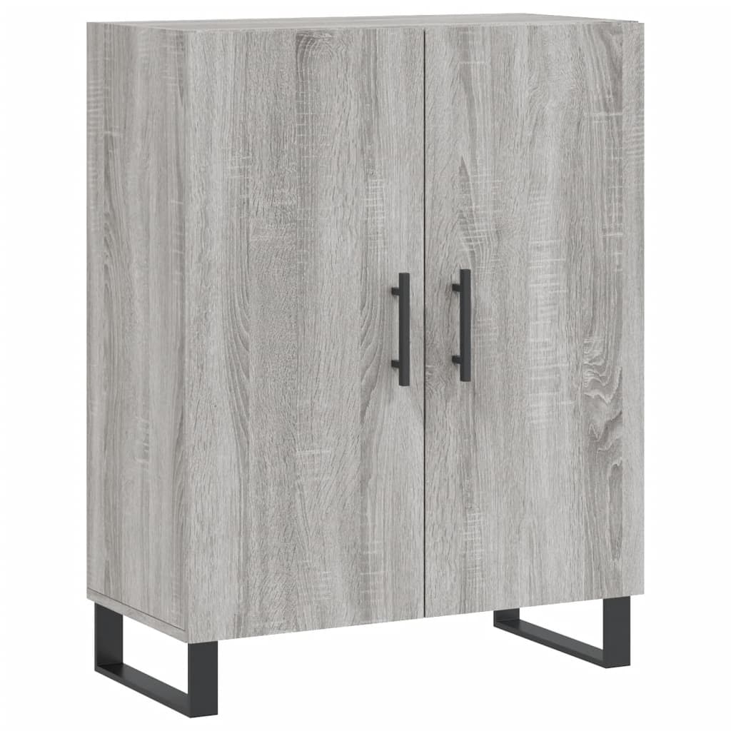 Sideboard Grey Sonoma 69.5x34x90 cm Engineered Wood