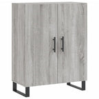 Sideboard Grey Sonoma 69.5x34x90 cm Engineered Wood