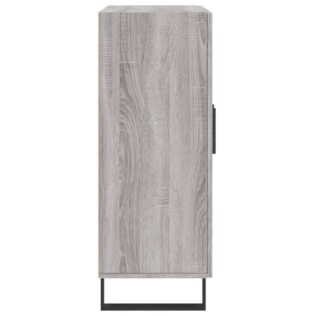 Sideboard Grey Sonoma 69.5x34x90 cm Engineered Wood