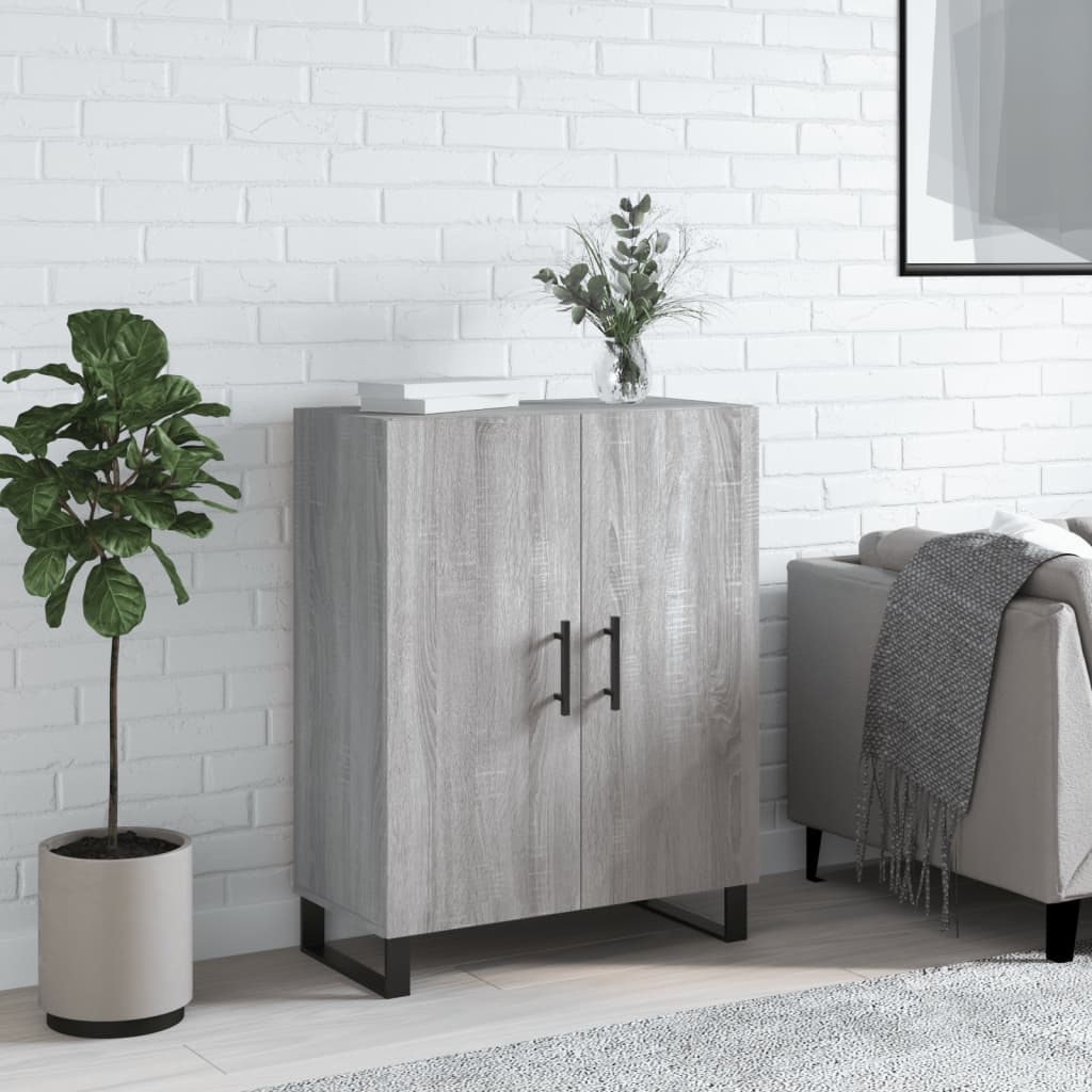 Sideboard Grey Sonoma 69.5x34x90 cm Engineered Wood