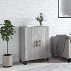 Sideboard Grey Sonoma 69.5x34x90 cm Engineered Wood