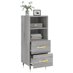 Sideboard Grey Sonoma 34.5x34x90 cm Engineered Wood
