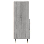 Sideboard Grey Sonoma 34.5x34x90 cm Engineered Wood
