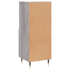 Sideboard Grey Sonoma 34.5x34x90 cm Engineered Wood