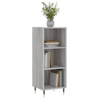 Sideboard Grey Sonoma 34.5x32.5x90 cm Engineered Wood