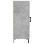 Sideboard Concrete Grey 34.5x34x90 cm Engineered Wood