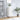 Sideboard White 34.5x34x90 cm Engineered Wood
