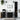 Bathroom Cabinet Black 30x30x190 cm Engineered Wood